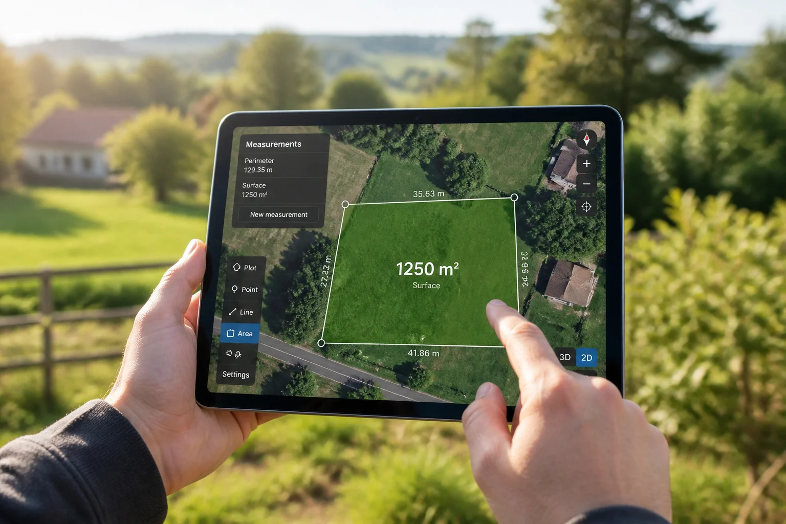 Calculer la surface de votre parcelle : méthodes et outils