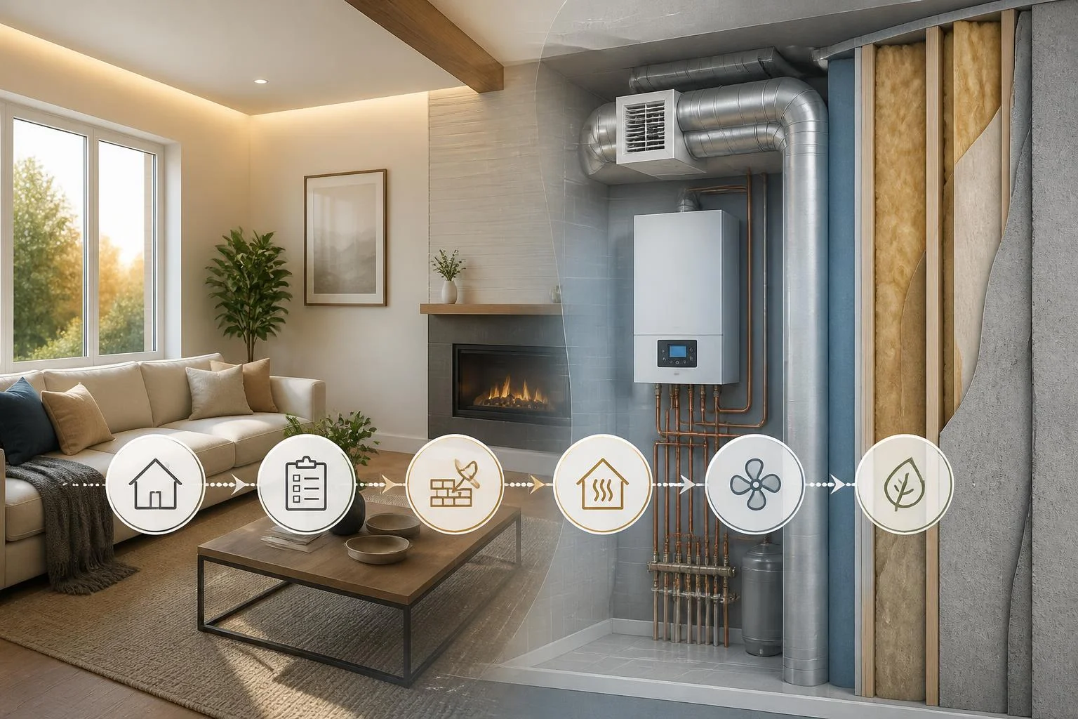 Isolation, ventilation, chauffage : dans quel ordre rénover pour vraiment gagner en confort