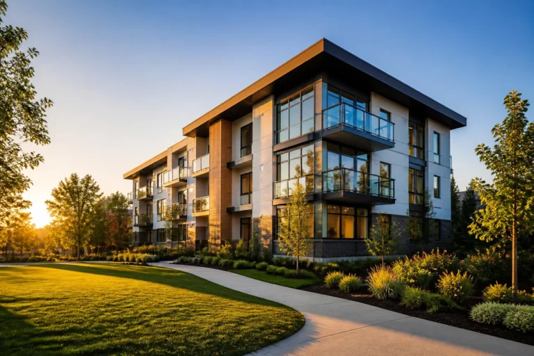 Batiment moderne investissement immobilier intelligent